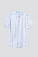 Stripe Short Sleeve Oxfrod Shirt