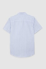 Stripe Short Sleeve Oxfrod Shirt