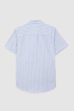 Stripe Short Sleeve Oxfrod Shirt