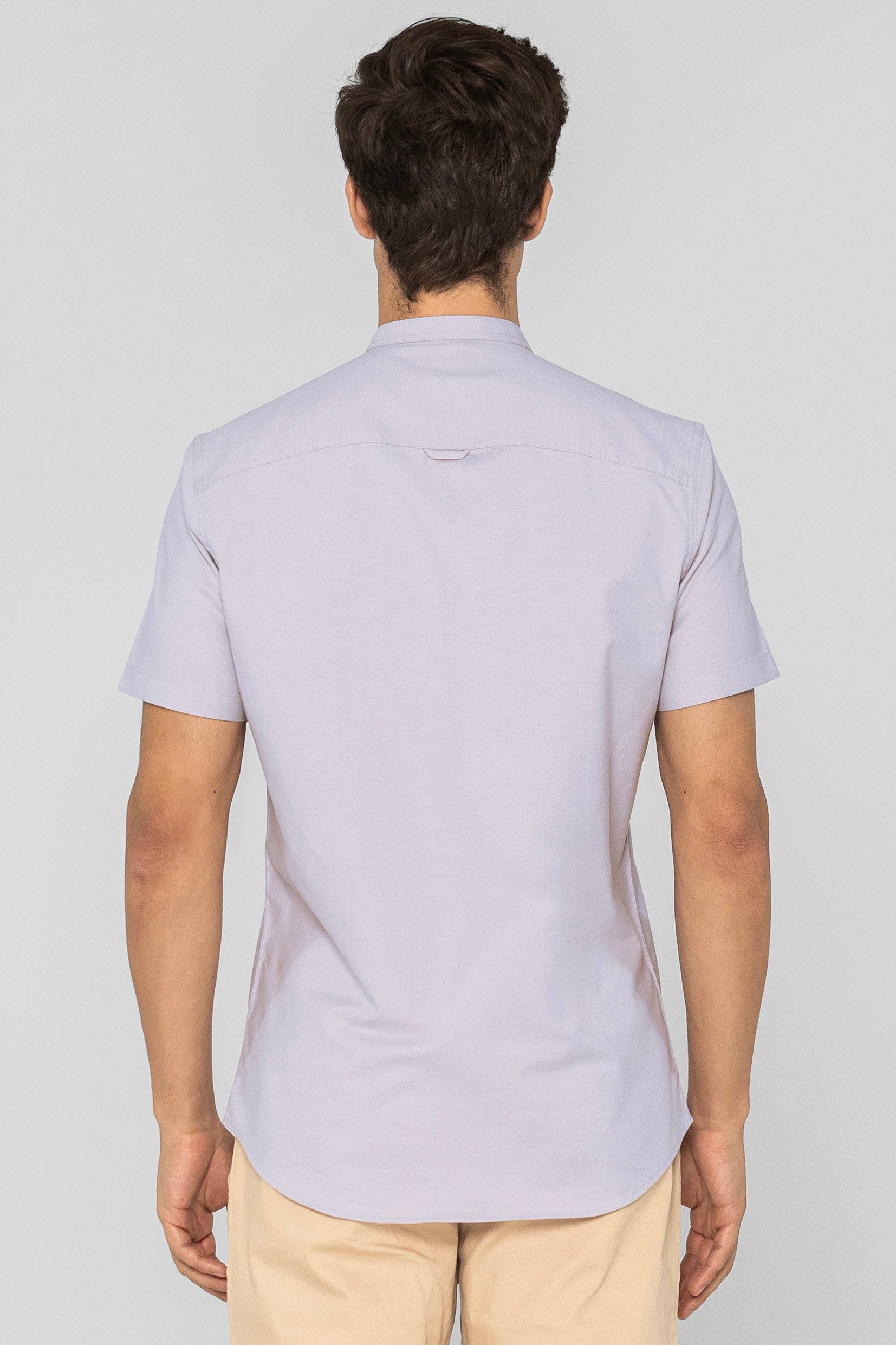 Mens Slim Fit Stand Up Collar Shirt Mens Slim Fit Stand Up Collar Shirt