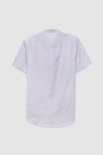 Mens Slim Fit Stand Up Collar Shirt