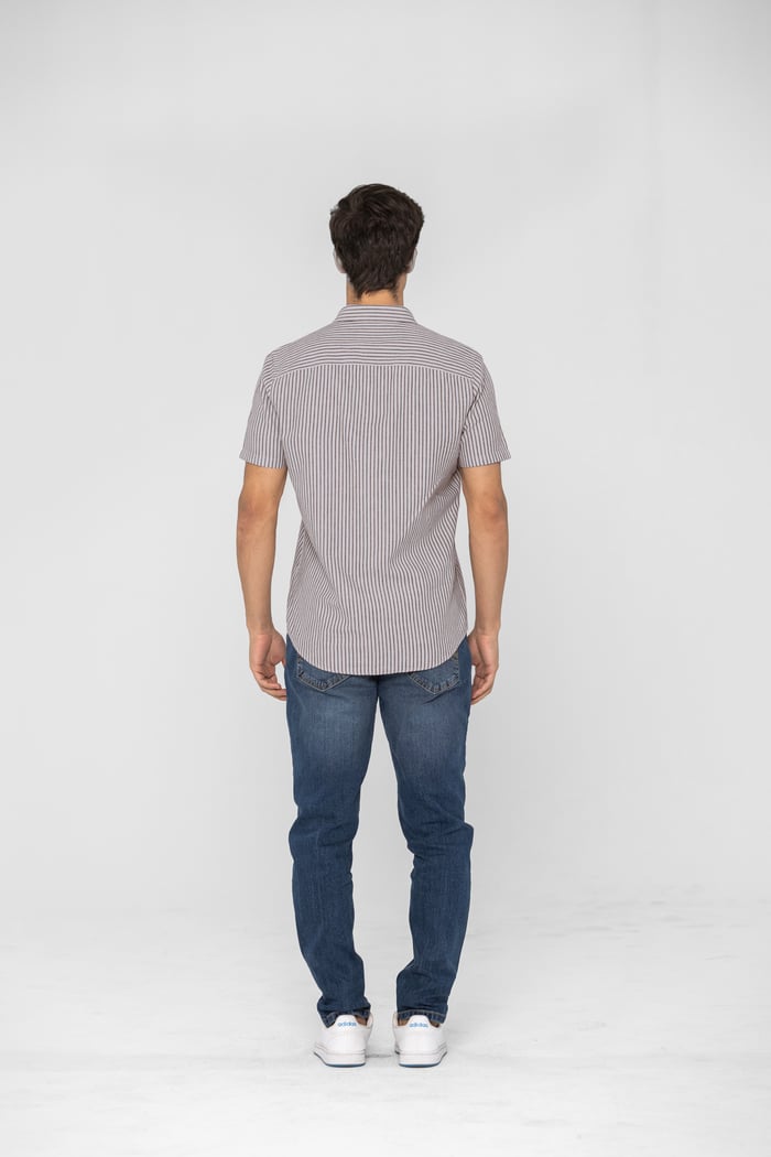 Stripe Short Sleeve Shirt