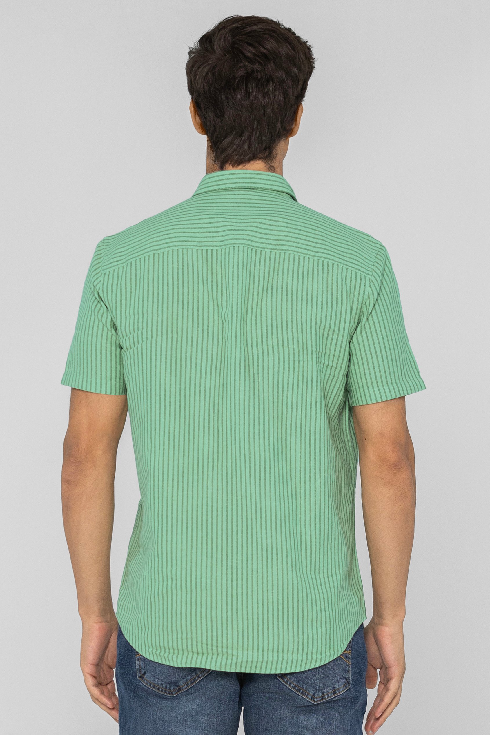 Stripe Short Sleeve Shirt