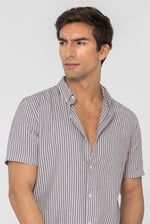 Stripe Short Sleeve Shirt