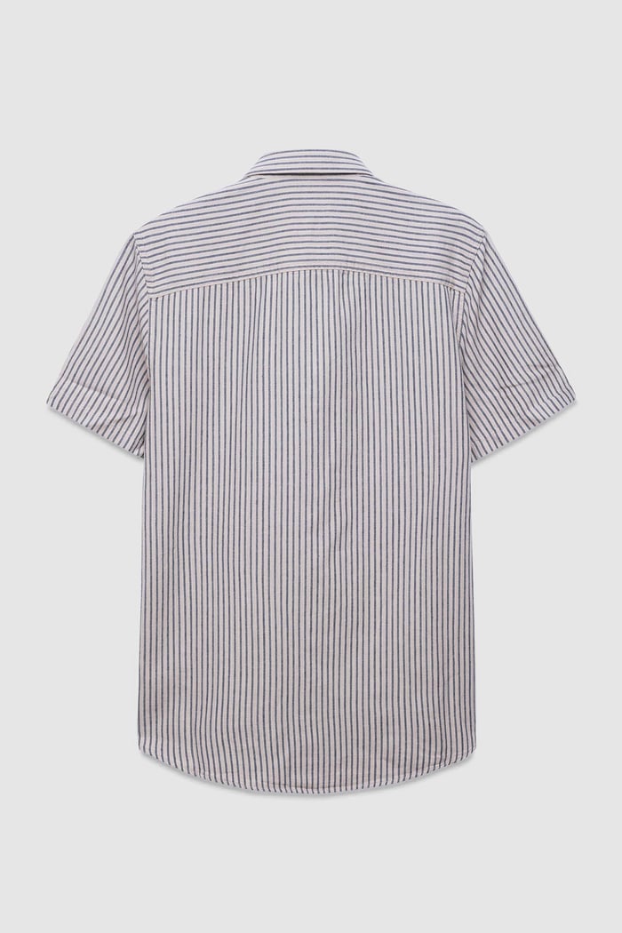 Stripe Short Sleeve Shirt