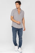 Stripe Short Sleeve Shirt