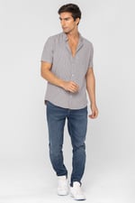 Stripe Short Sleeve Shirt