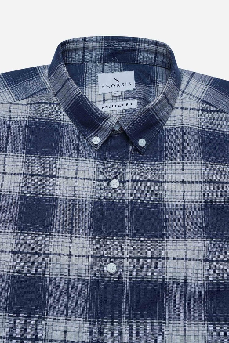 Check Short Sleeve Oxford Shirt