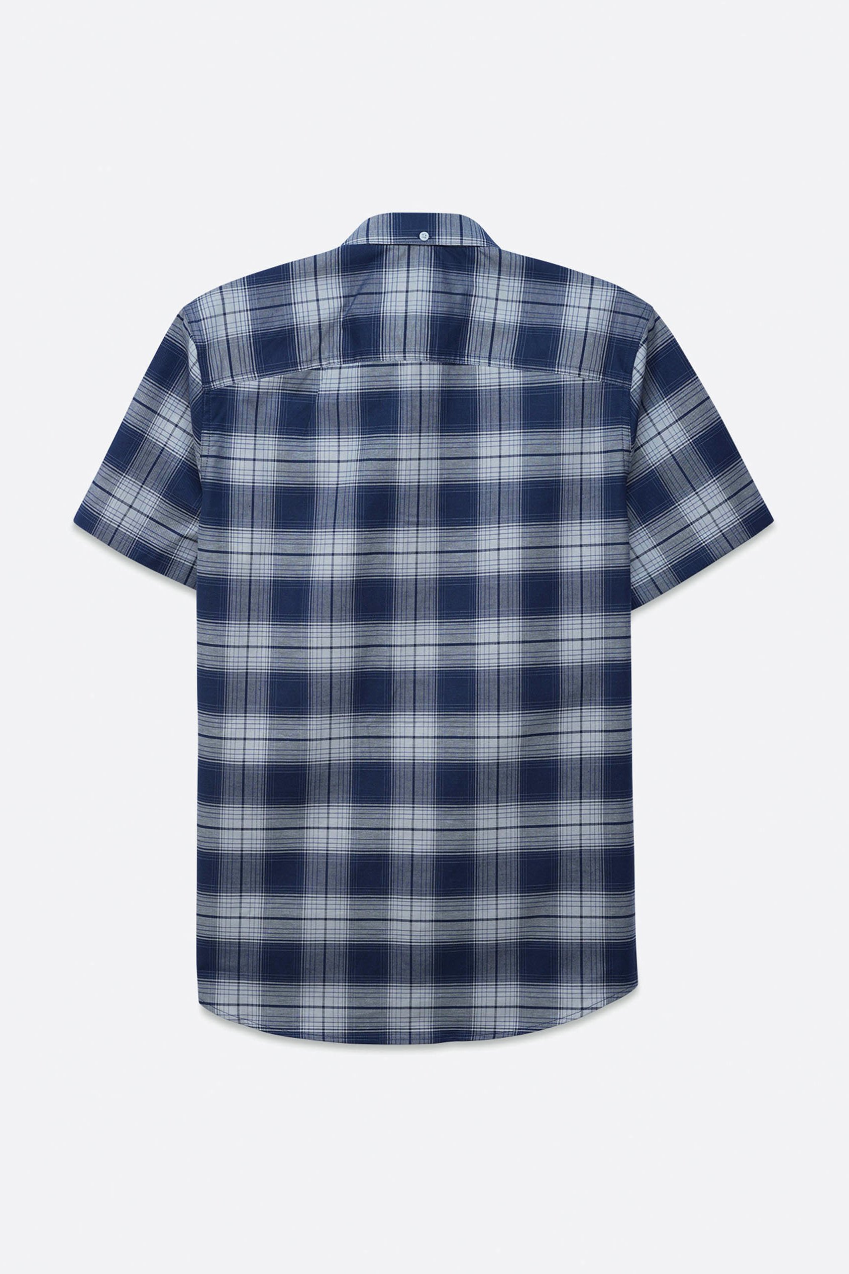 Check Short Sleeve Oxford Shirt