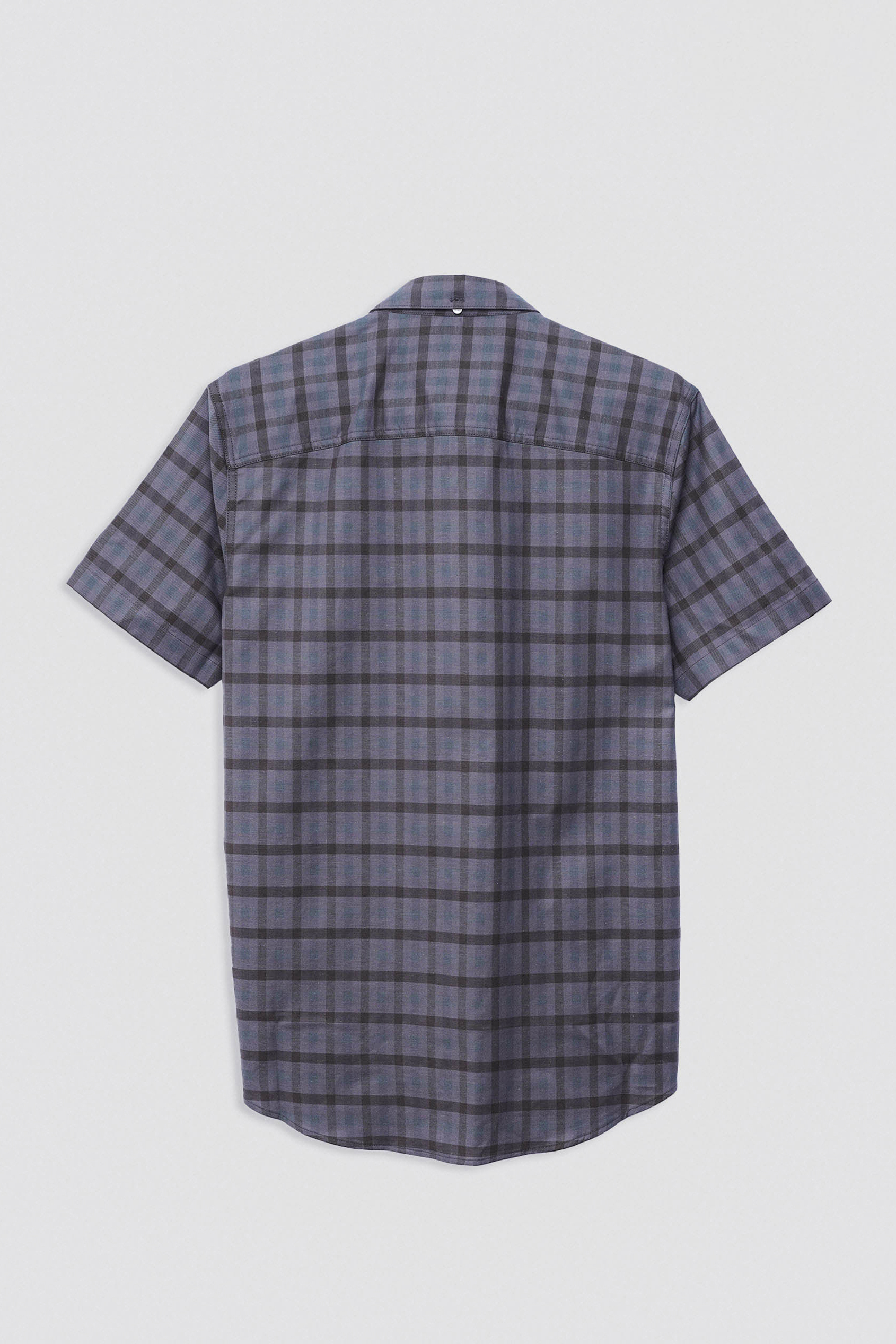 Check Short Sleeve Oxford Shirt