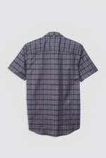 Check Short Sleeve Oxford Shirt
