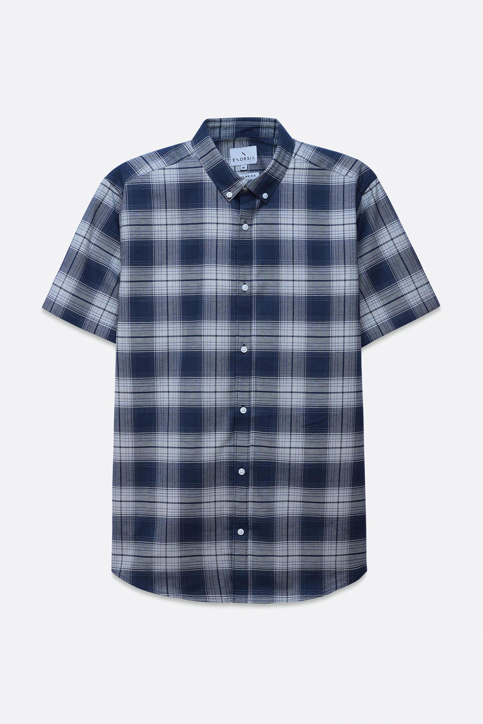 Check Short Sleeve Oxford Shirt