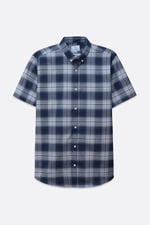 Check Short Sleeve Oxford Shirt
