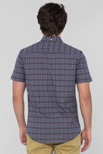 Check Short Sleeve Oxford Shirt