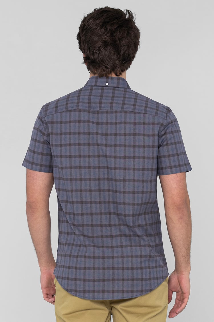Check Short Sleeve Oxford Shirt
