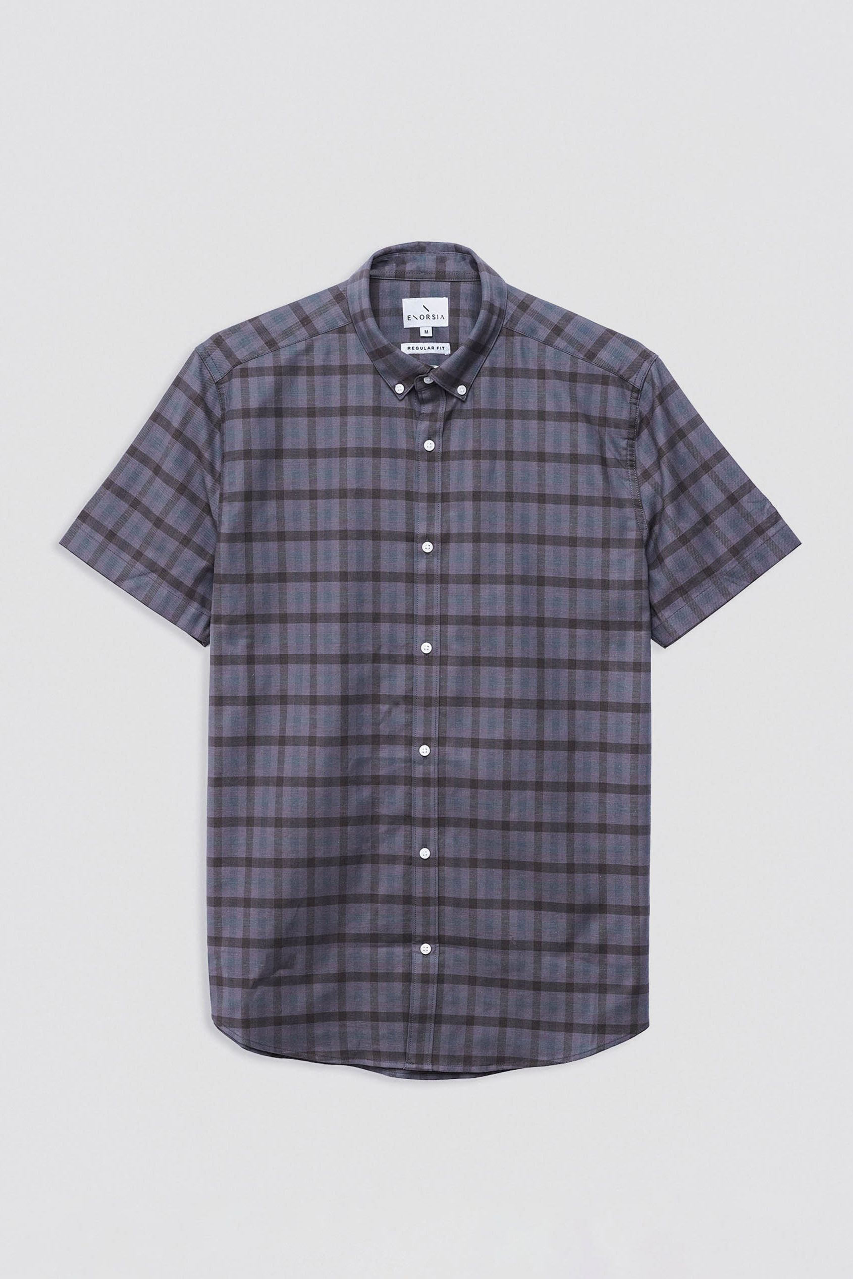 Check Short Sleeve Oxford Shirt