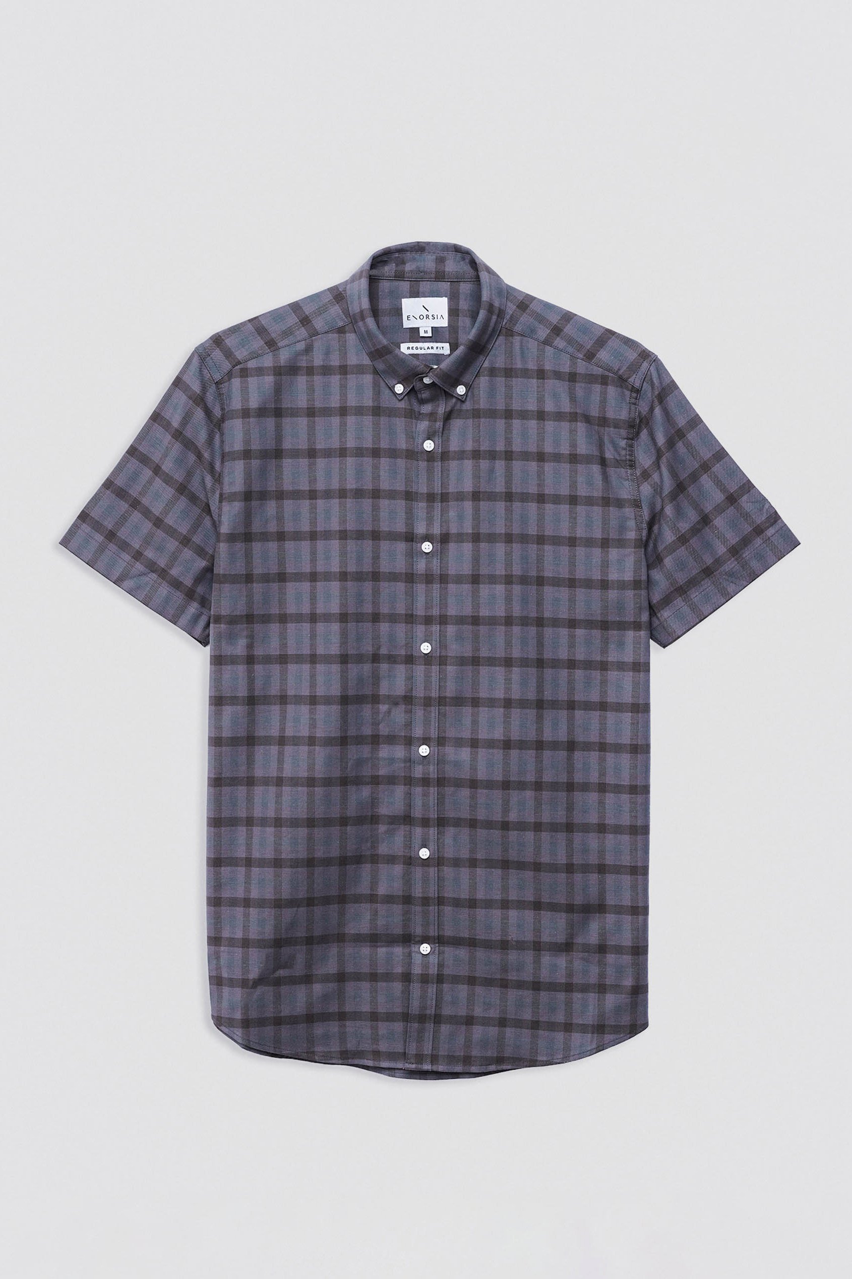 Check Short Sleeve Oxford Shirt