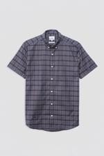 Check Short Sleeve Oxford Shirt