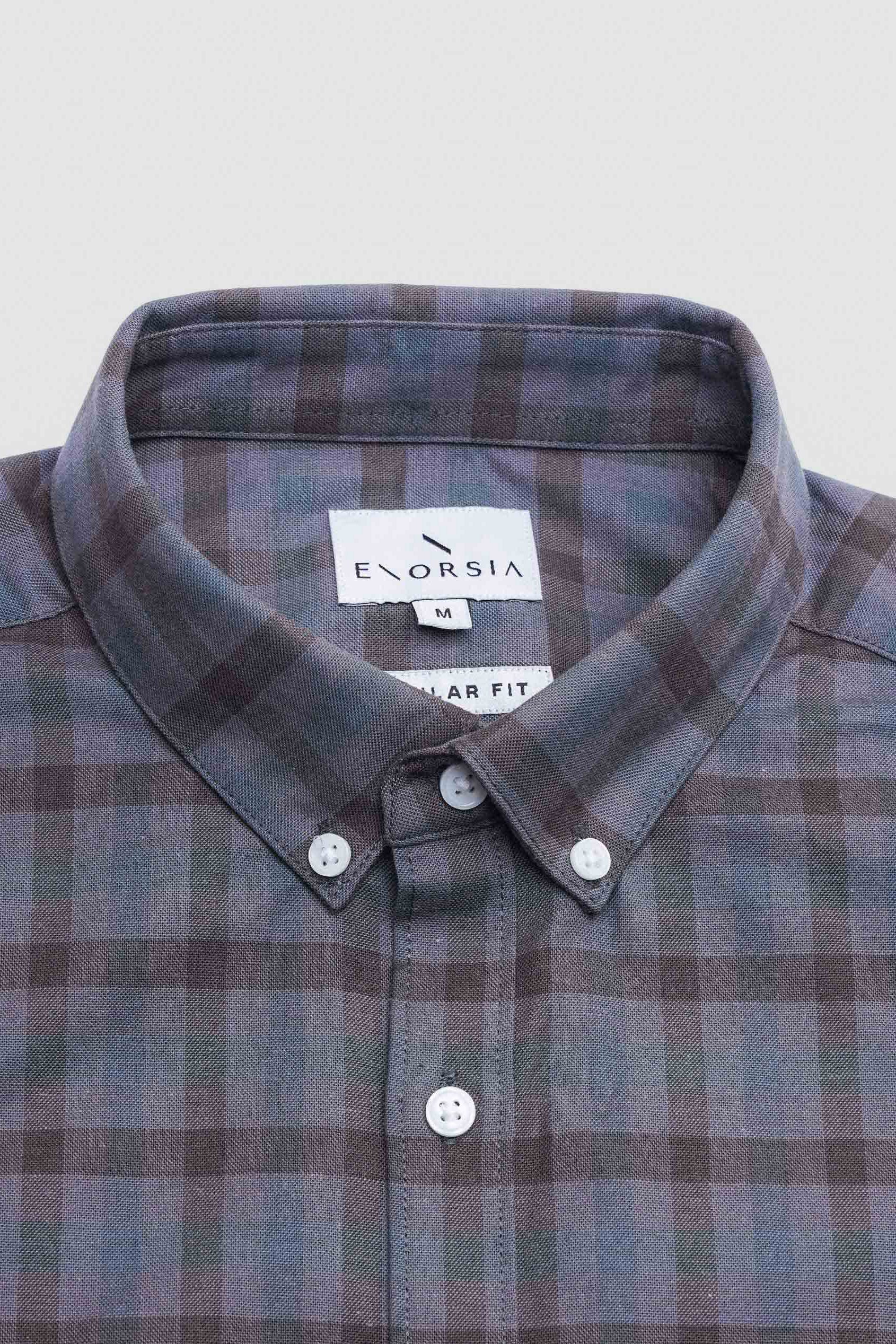 Check Short Sleeve Oxford Shirt