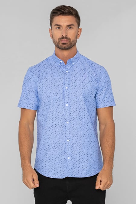 Sky Printed Short Sleeve Shirt