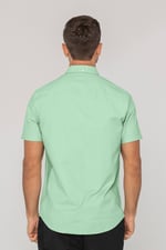 Mens Solid Short Sleeve Shirt