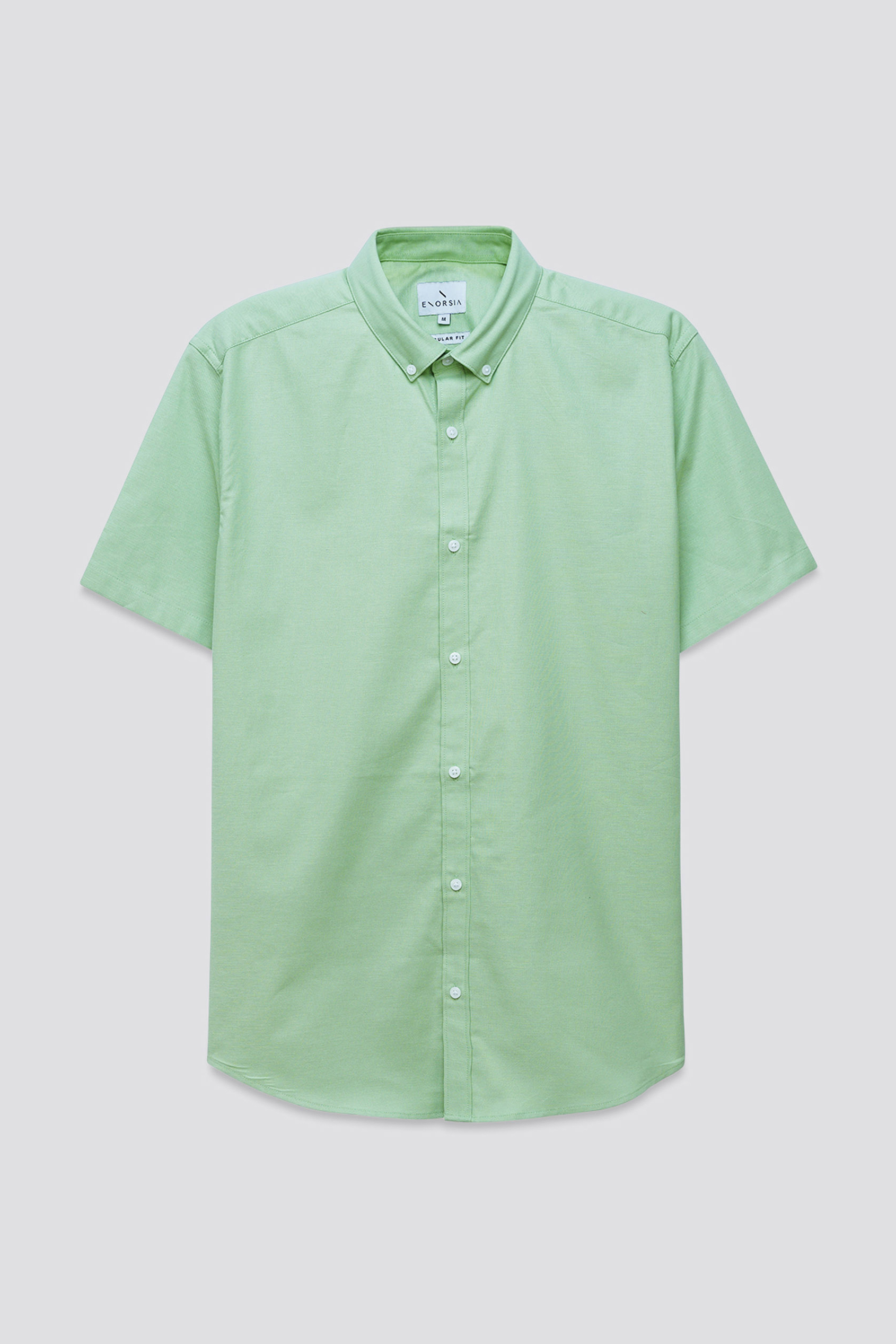 Mens Solid Short Sleeve Shirt