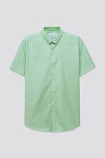 Mens Solid Short Sleeve Shirt