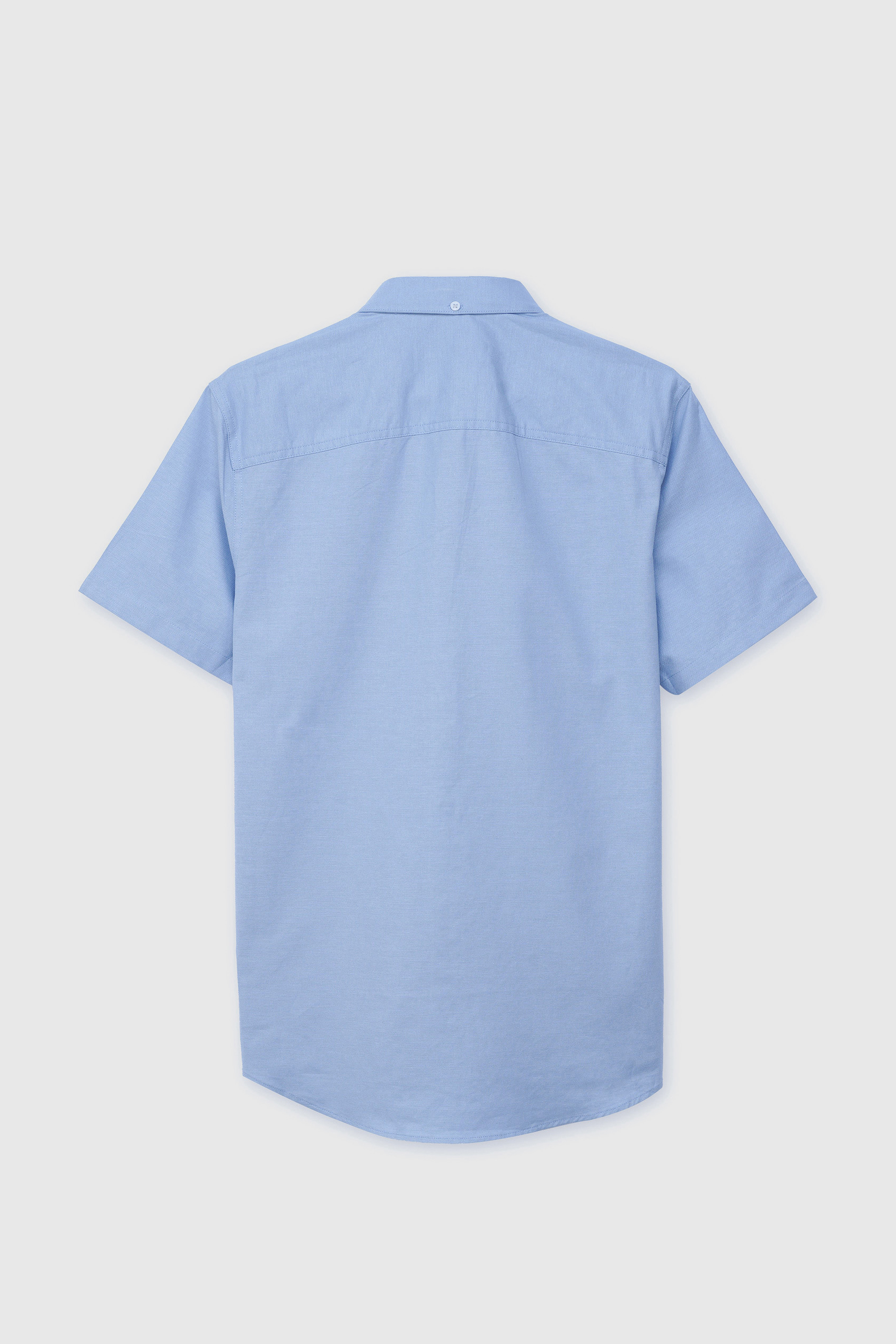 Mens Solid Short Sleeve Shirt