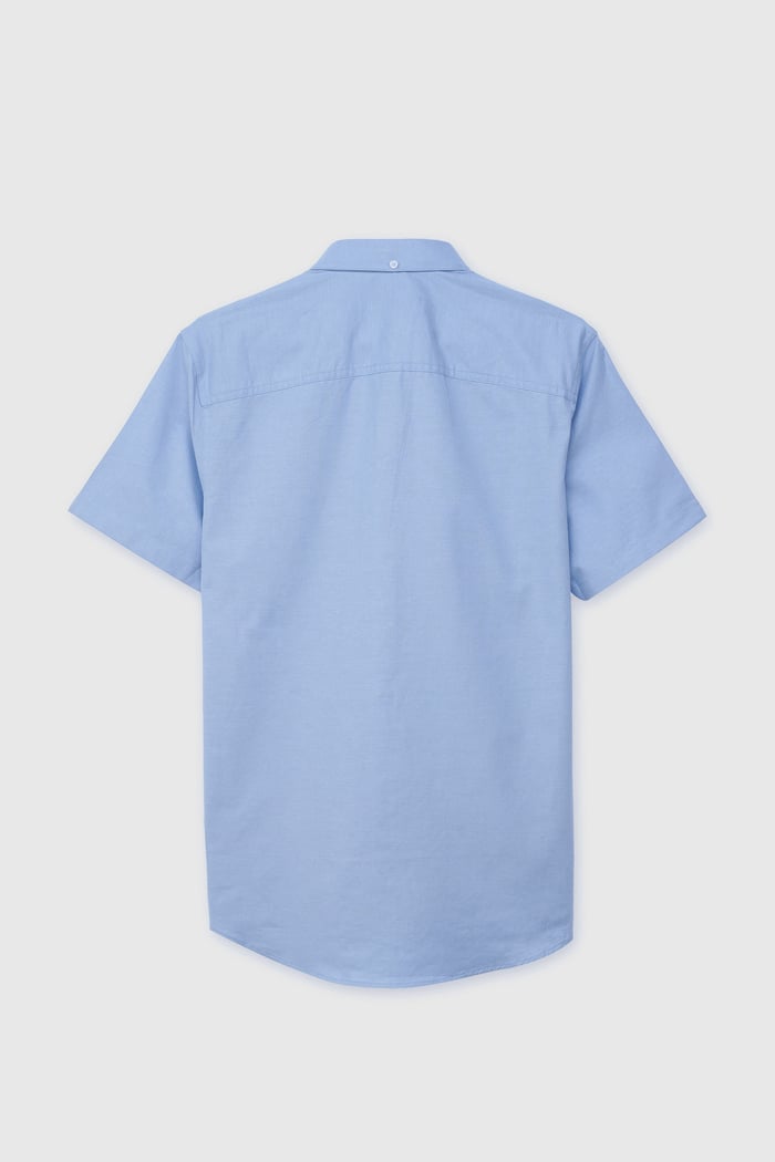 Mens Solid Short Sleeve Shirt