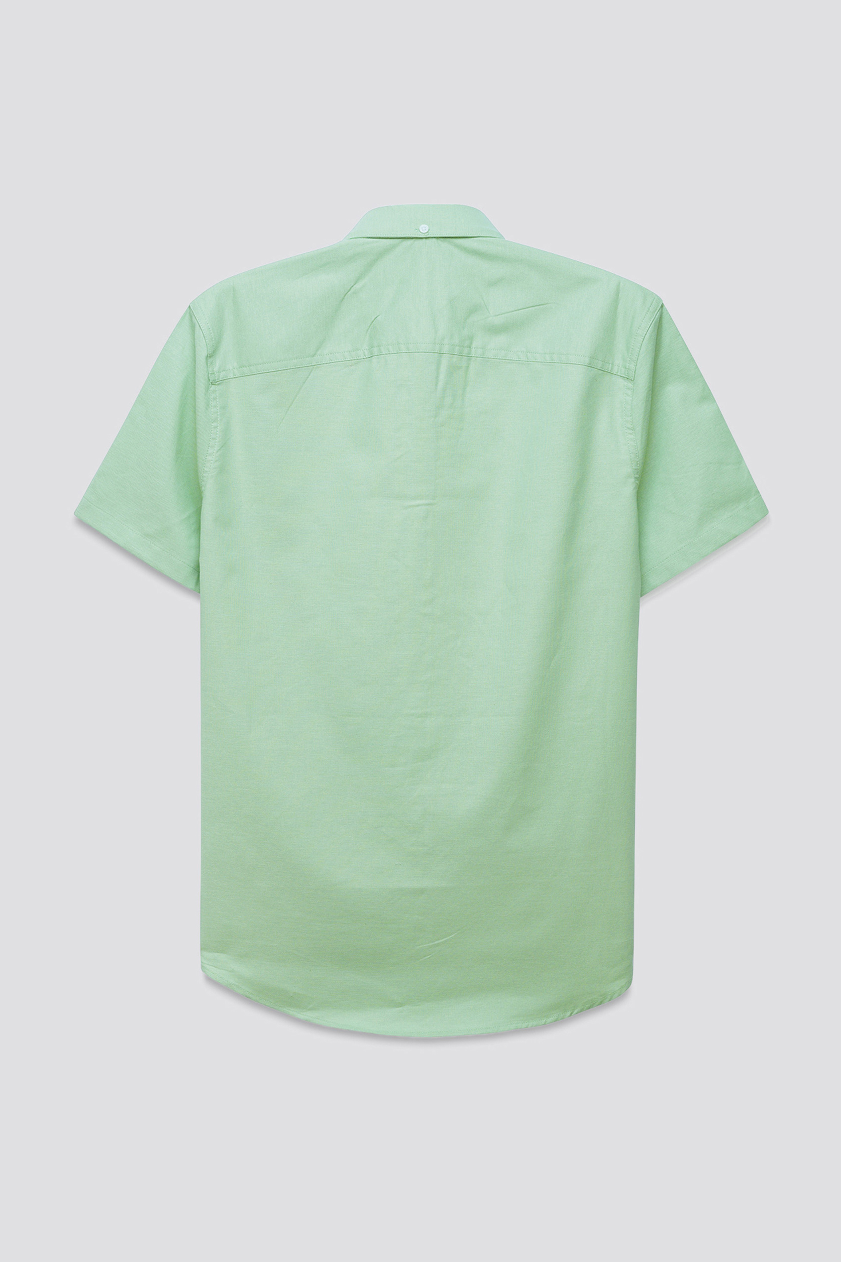 Mens Solid Short Sleeve Shirt