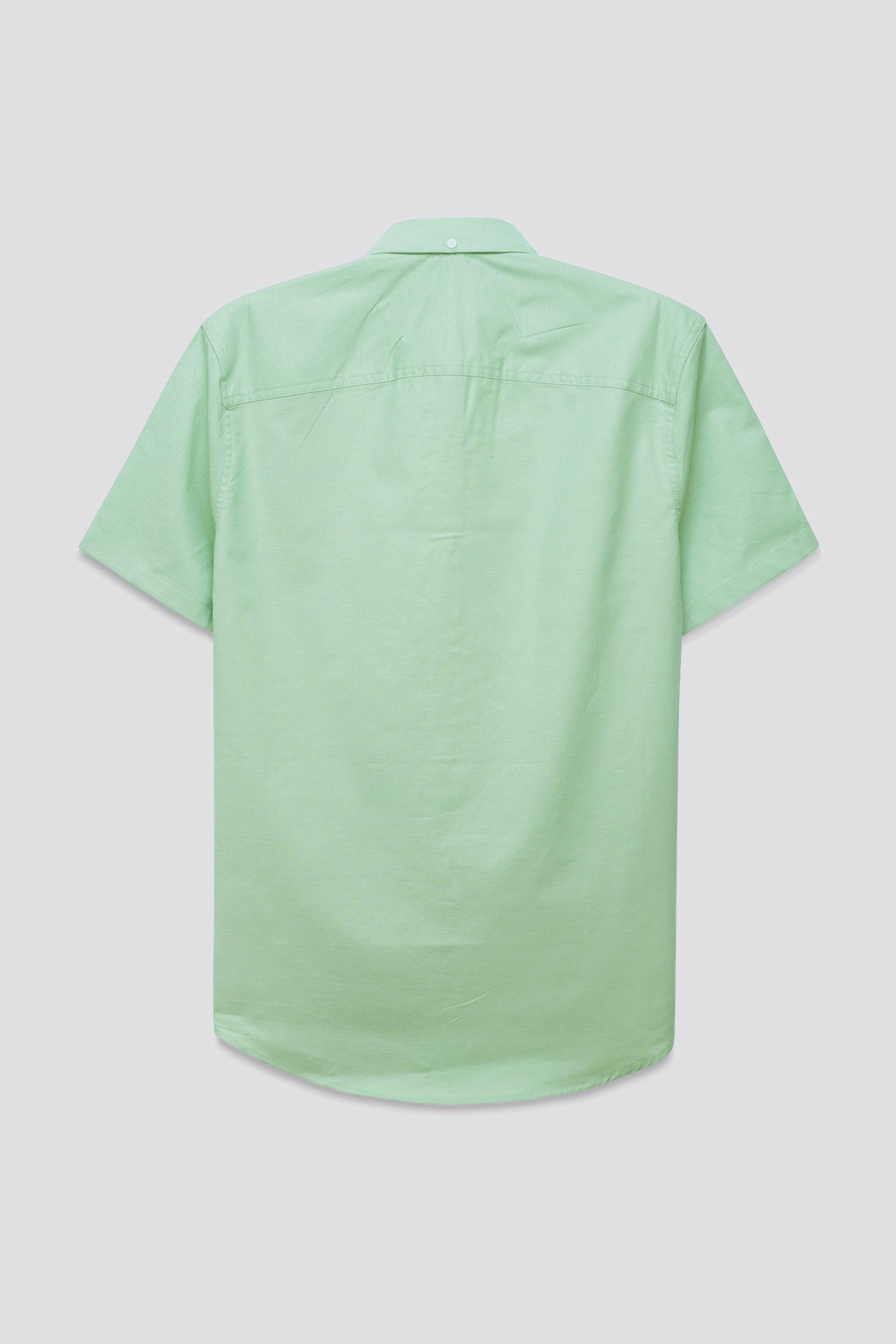 Mens Solid Short Sleeve Shirt