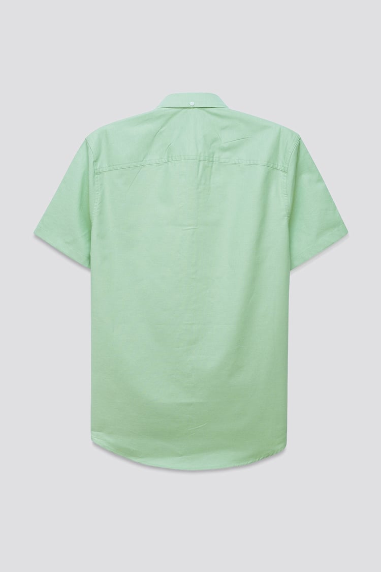 Mens Solid Short Sleeve Shirt