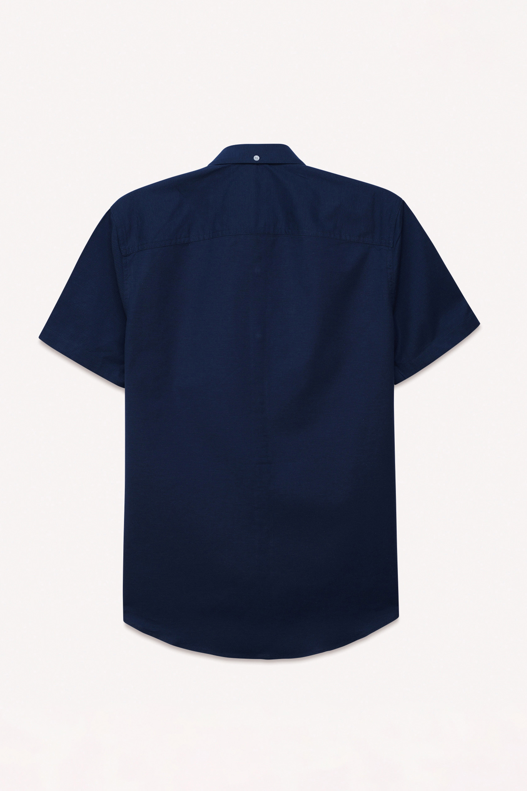 Mens Solid Short Sleeve Shirt