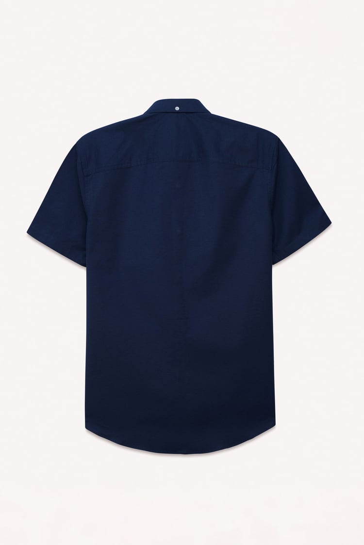 Mens Solid Short Sleeve Shirt