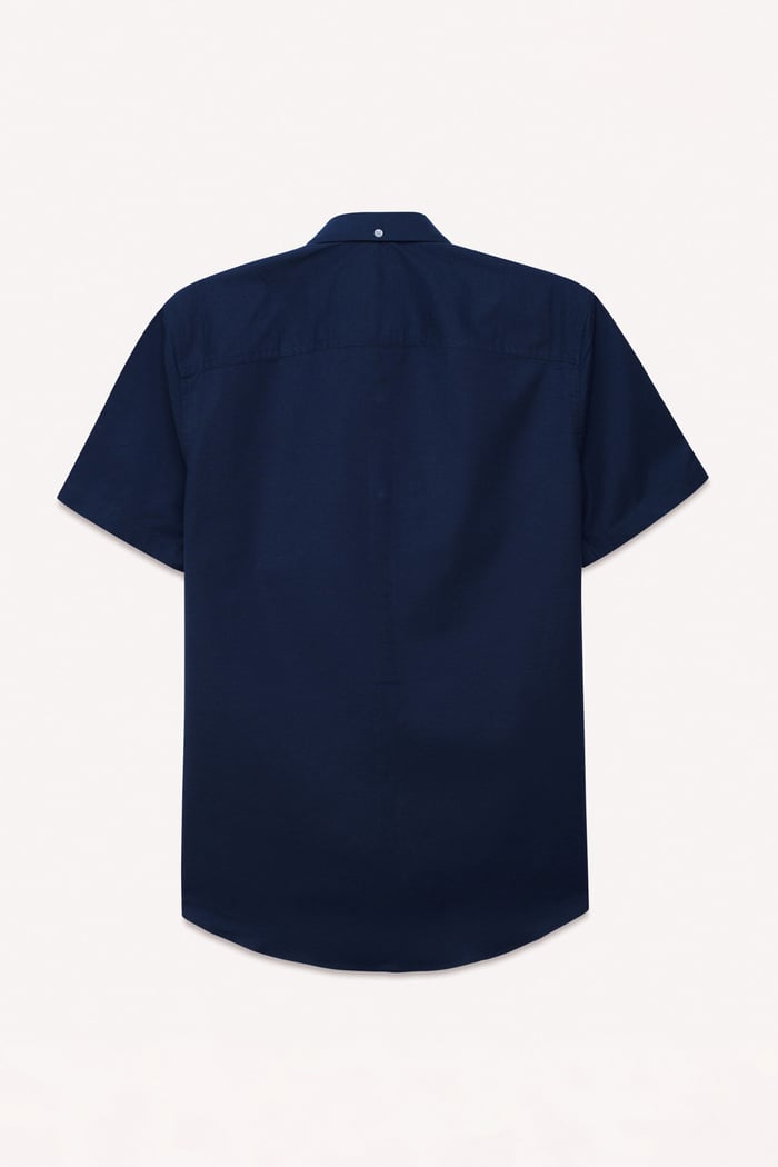 Mens Solid Short Sleeve Shirt