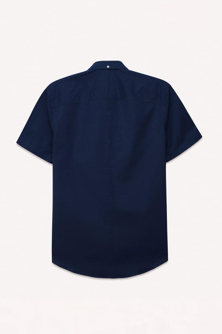 Mens Solid Short Sleeve Shirt