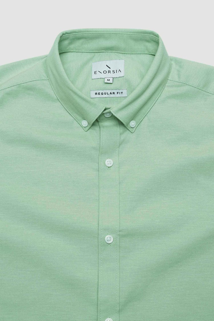 Mens Solid Short Sleeve Shirt