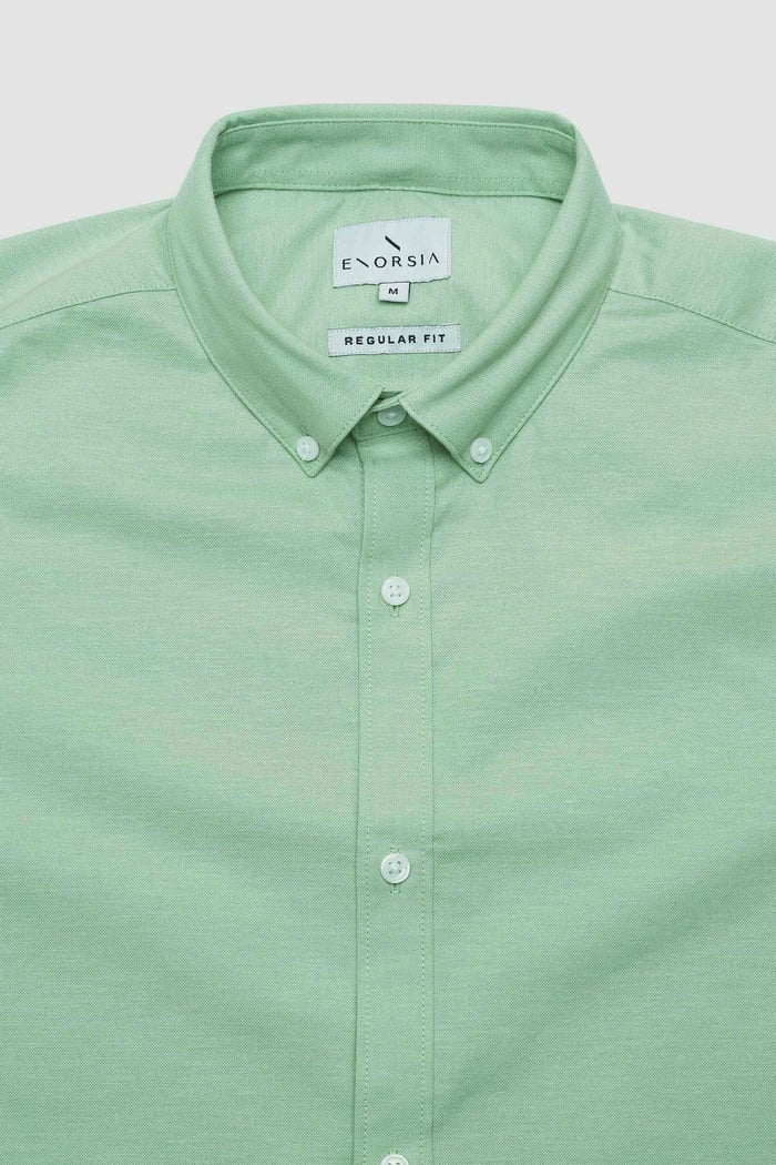 Mens Solid Short Sleeve Shirt