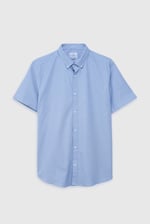Mens Solid Short Sleeve Shirt