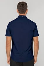 Mens Solid Short Sleeve Shirt