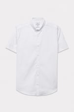 Mens Solid Short Sleeve Shirt