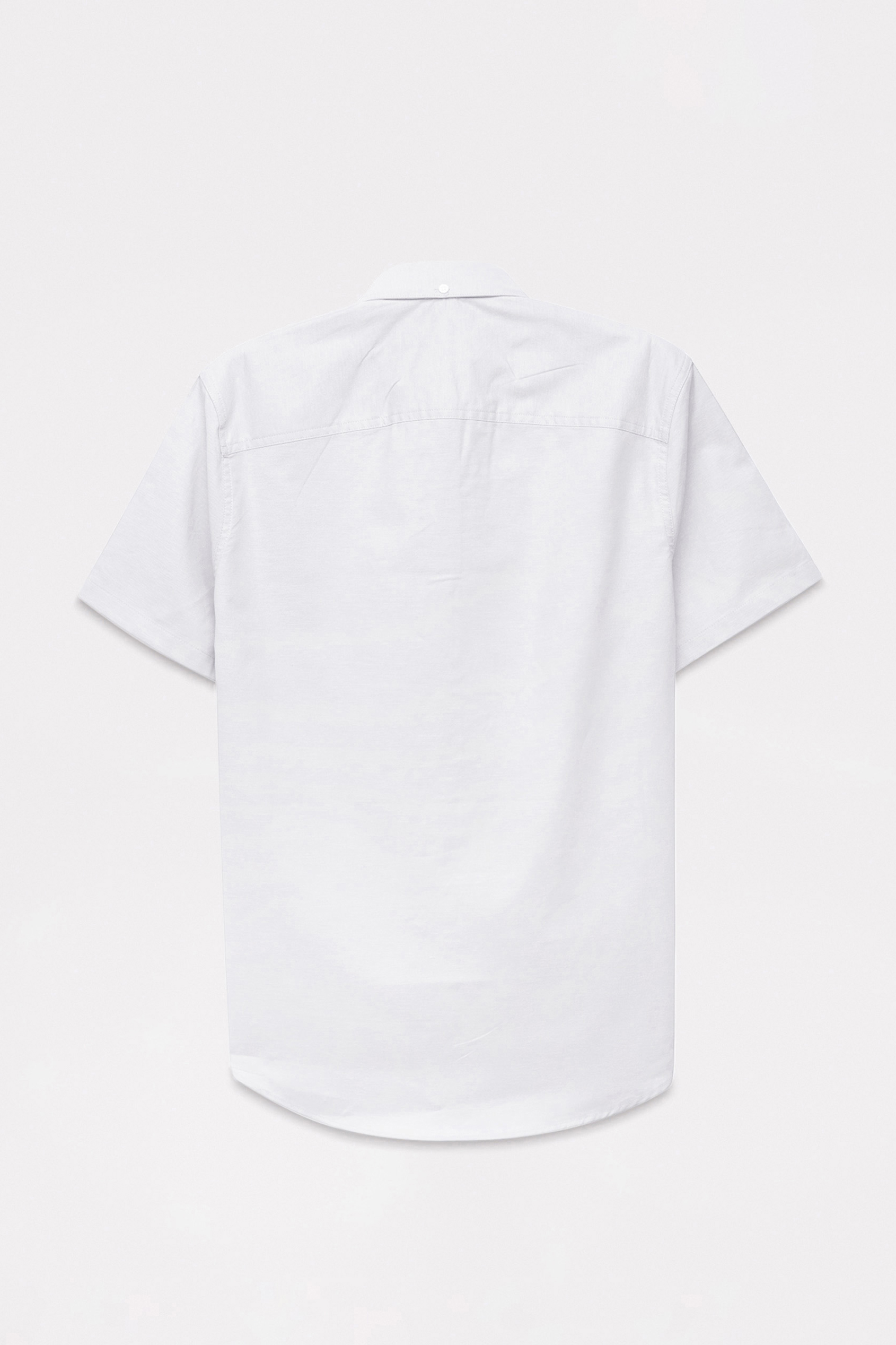 Mens Solid Short Sleeve Shirt