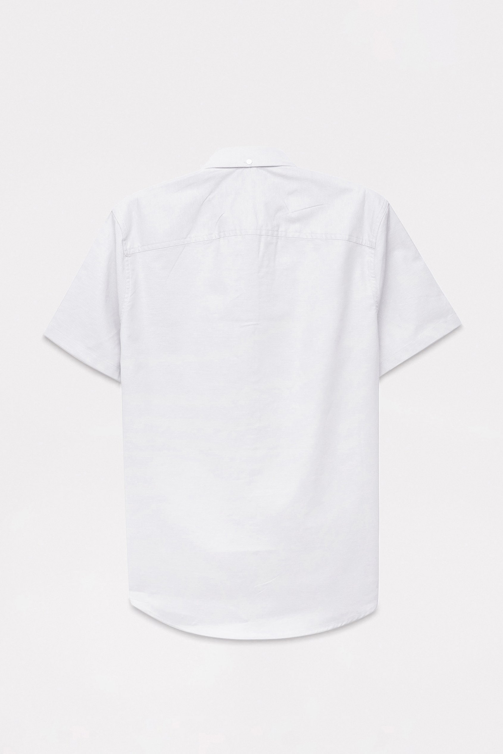 Mens Solid Short Sleeve Shirt