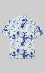 Revere Collar Short Sleeves Printed Shirt