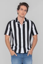 Revere Collar Short Sleeves Shirt