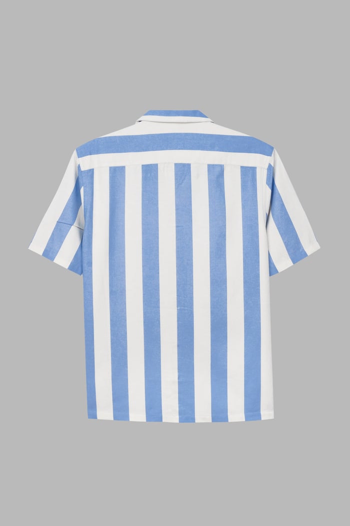 Revere Collar Short Sleeves Shirt