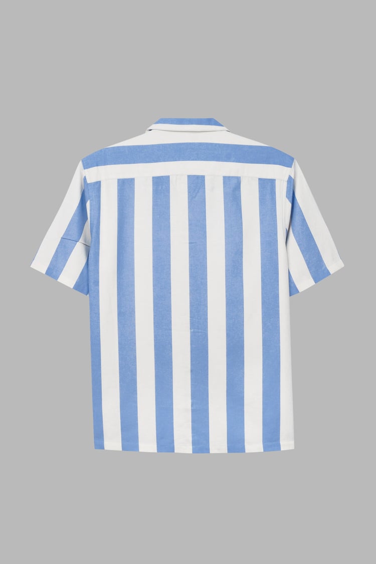 Revere Collar Short Sleeves Shirt