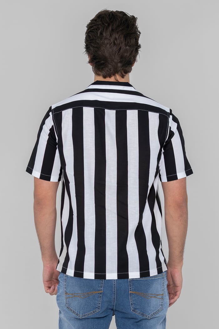 Revere Collar Short Sleeves Shirt