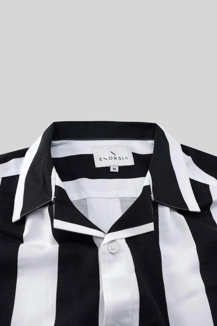 Revere Collar Short Sleeves Shirt