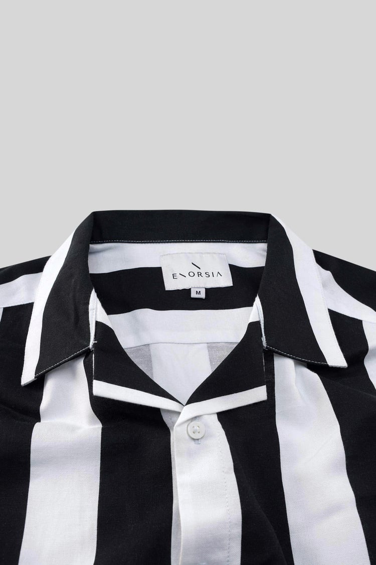 Revere Collar Short Sleeves Shirt